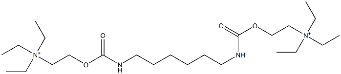 2,2'-[Hexamethylenebis[[(imino)carbonyl]oxy]]bis(N,N,N-triethylethanaminium)|