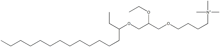 4-(3-Hexadecyloxy-2-ethoxypropyloxy)-N,N,N-trimethylbutan-1-aminium