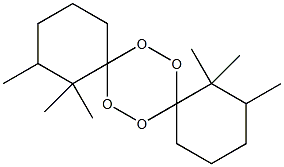 1,1,2,10,10,11-Hexamethyl-7,8,15,16-tetraoxadispiro[5.2.5.2]hexadecane Structure