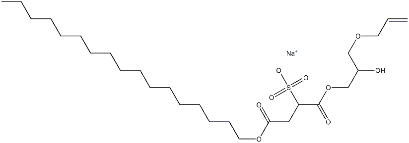 2-(Heptadecyloxycarbonyl)-1-[[3-(allyloxy)-2-hydroxypropoxy]carbonyl]-1-ethanesulfonic acid sodium salt
