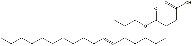 3-(6-Heptadecenyl)succinic acid 1-hydrogen 4-propyl ester Structure