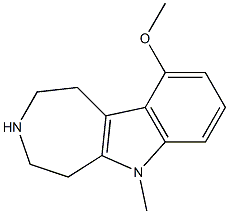 1,2,3,4,5,6-Hexahydro-10-methoxy-6-methylazepino[4,5-b]indole