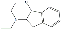 2,3,4,4a,5,9b-Hexahydro-4-ethylindeno[1,2-b]-1,4-oxazine Structure