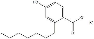 2-Heptyl-4-hydroxybenzoic acid potassium salt|