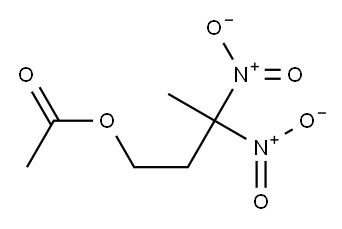 Acetic acid 3,3-dinitrobutyl ester Structure