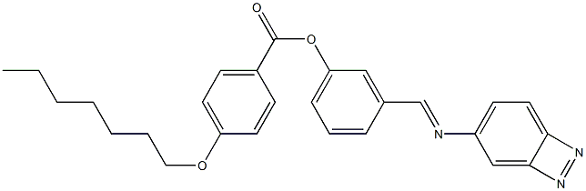 4-(Heptyloxy)benzoic acid 3-[(azobenzen-4-yl)iminomethyl]phenyl ester