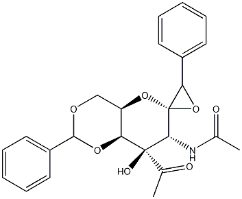2-Acetamido-3-acetyl-4.6-di-O-benzylidene-2-deoxy-alpha-D-galactopyranose|2-Acetamido-3-acetyl-4.6-di-O-benzylidene-2-deoxy-alpha-D-galactopyranose