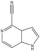 3a,7a-dihydro-1H-pyrrolo[3,2-c]pyridine-4-carbonitrile Structure