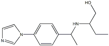 2-({1-[4-(1H-imidazol-1-yl)phenyl]ethyl}amino)butan-1-ol