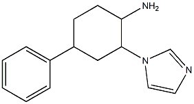 2-(1H-imidazol-1-yl)-4-phenylcyclohexanamine Structure
