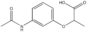 2-(3-acetamidophenoxy)propanoic acid|