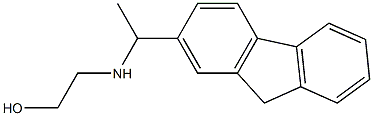 2-{[1-(9H-fluoren-2-yl)ethyl]amino}ethan-1-ol Structure