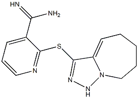 2-{5H,6H,7H,8H,9H-[1,2,4]triazolo[3,4-a]azepin-3-ylsulfanyl}pyridine-3-carboximidamide
