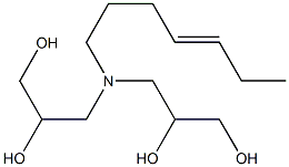 3,3'-(4-Heptenylimino)bis(propane-1,2-diol)