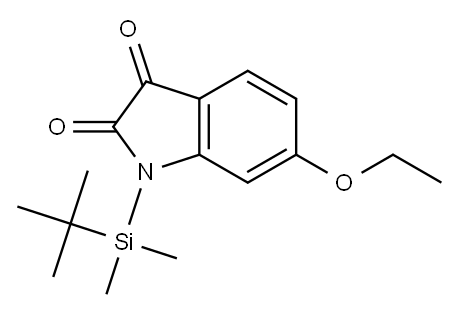 1H-Indole-2,3-dione, 1-(tert-butyldimethylsilyl)-6-ethoxy-