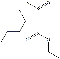 4-Hexenoic acid, 2-acetyl-2,3-dimethyl-, ethyl ester, (E)-