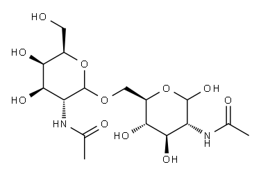 2-acetamido-6-O-(2-acetamido-2-deoxygalactopyranosyl)-2-deoxyglucopyranose