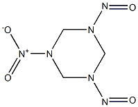 HEXAHYDRO-1,3-DINITROSO-5-NITRO-1,3,5-TRIAZINE Structure