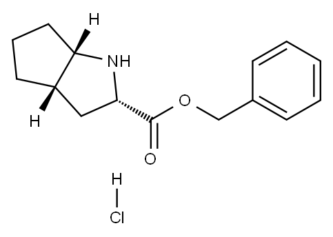 (+)( 2a ,3ab,6ab) Octahydro Cyclopenta(b) Pyrrole-2-CarboxylicAcid Phenyl Methyl Ester HCl