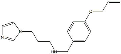 [3-(1H-imidazol-1-yl)propyl]({[4-(prop-2-en-1-yloxy)phenyl]methyl})amine