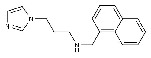 [3-(1H-imidazol-1-yl)propyl](naphthalen-1-ylmethyl)amine Structure