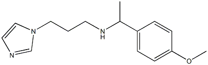 [3-(1H-imidazol-1-yl)propyl][1-(4-methoxyphenyl)ethyl]amine