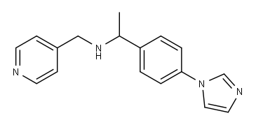 {1-[4-(1H-imidazol-1-yl)phenyl]ethyl}(pyridin-4-ylmethyl)amine