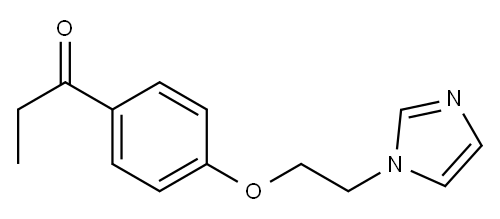 1-{4-[2-(1H-imidazol-1-yl)ethoxy]phenyl}propan-1-one