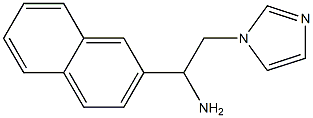 2-(1H-imidazol-1-yl)-1-(2-naphthyl)ethanamine Structure