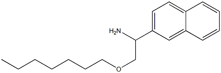2-(heptyloxy)-1-(naphthalen-2-yl)ethan-1-amine Structure