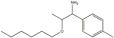 2-(hexyloxy)-1-(4-methylphenyl)propan-1-amine|