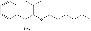 2-(hexyloxy)-3-methyl-1-phenylbutan-1-amine|