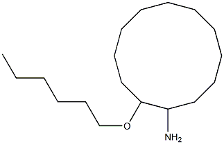 2-(hexyloxy)cyclododecan-1-amine