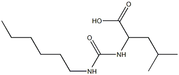 2-[(hexylcarbamoyl)amino]-4-methylpentanoic acid|