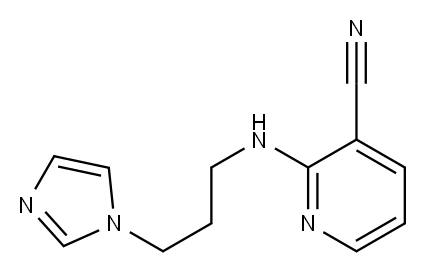 2-{[3-(1H-imidazol-1-yl)propyl]amino}pyridine-3-carbonitrile