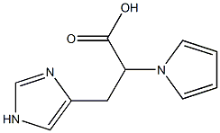 3-(1H-imidazol-4-yl)-2-(1H-pyrrol-1-yl)propanoic acid Structure