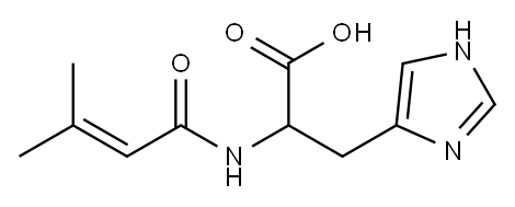 3-(1H-imidazol-4-yl)-2-(3-methylbut-2-enamido)propanoic acid