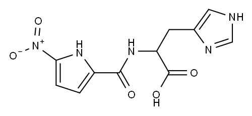 3-(1H-imidazol-4-yl)-2-[(5-nitro-1H-pyrrol-2-yl)formamido]propanoic acid