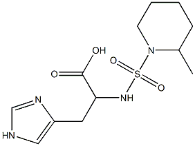 3-(1H-imidazol-4-yl)-2-{[(2-methylpiperidine-1-)sulfonyl]amino}propanoic acid