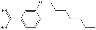 3-(heptyloxy)benzene-1-carboximidamide
