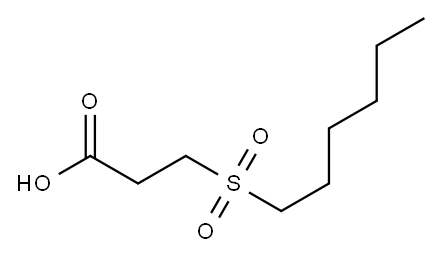 3-(hexane-1-sulfonyl)propanoic acid