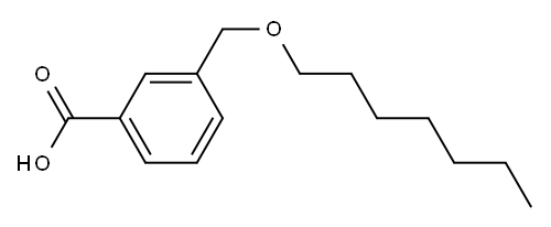 3-[(heptyloxy)methyl]benzoic acid|