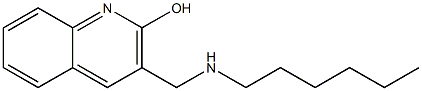 3-[(hexylamino)methyl]quinolin-2-ol