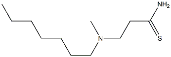 3-[heptyl(methyl)amino]propanethioamide