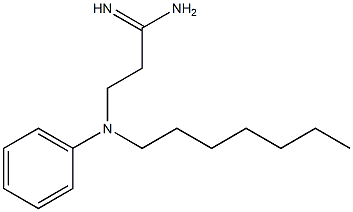 3-[heptyl(phenyl)amino]propanimidamide
