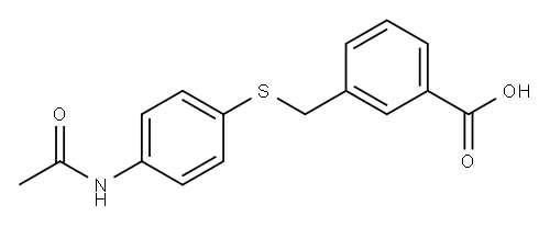3-{[(4-acetamidophenyl)sulfanyl]methyl}benzoic acid
