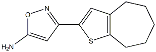 3-{4H,5H,6H,7H,8H-cyclohepta[b]thiophen-2-yl}-1,2-oxazol-5-amine