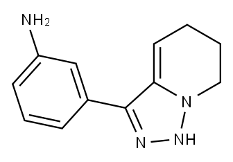 3-{5H,6H,7H,8H-[1,2,4]triazolo[3,4-a]pyridin-3-yl}aniline Structure