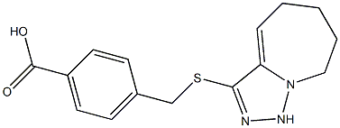 4-({5H,6H,7H,8H,9H-[1,2,4]triazolo[3,4-a]azepin-3-ylsulfanyl}methyl)benzoic acid