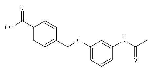 4-(3-acetamidophenoxymethyl)benzoic acid